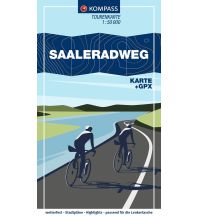 Radkarten KOMPASS Fahrrad-Tourenkarte Saaleradweg - Von Münchberg nach Schönebeck (Elbe) 1:50.000 KOMPASS freytag & berndt