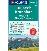 Wanderkarten Südtirol & Dolomiten Kompass-Karte 045, Bruneck/Brunico, Kronplatz/Plan de Corones 1:25.000 KOMPASS freytag & berndt