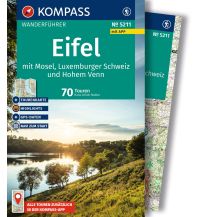 Wanderführer KOMPASS Wanderführer 5211, Eifel mit Mosel, Luxemburger Schweiz und Hohem Venn, 70 Touren mit Extra-Tourenkarte KOMPASS freytag & berndt