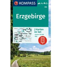 Hiking Maps Germany Kompass-Kartenset 866, Erzgebirge 1:50.000 Kompass-Karten GmbH