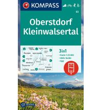 Hiking Maps Vorarlberg Kompass-Karte 03, Oberstdorf, Kleinwalsertal 1:25.000 Kompass-Karten GmbH
