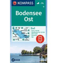 Hiking Maps North Switzerland Kompass-Karte 1b, Bodensee Ost 1:50.000 Kompass-Karten GmbH