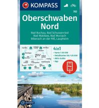 Wanderkarten Schwarzwald - Schwäbische Alb Kompass-Karte 782, Oberschwaben Nord 1:50.000 KOMPASS freytag & berndt