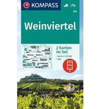 Hiking Maps Vienna Kompass-Kartenset 204, Weinviertel 1:50.000 Kompass-Karten GmbH