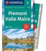 Wanderführer Kompass-Wanderführer 5756, Piemont - Valle Maira KOMPASS freytag & berndt