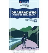 Radkarten KOMPASS Fahrrad-Tourenkarte Drauradweg – Ciclabile della Drava 1:50.000 KOMPASS freytag & berndt