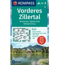 Hiking Maps Tyrol Kompass-Karte 28, Vorderes Zillertal 1:50.000 Kompass-Karten GmbH