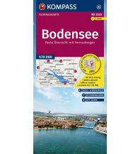 Radkarten Kompass-Fahrradkarte 3333, Bodensee 1:70.000 KOMPASS freytag & berndt