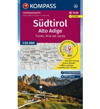 Radkarten KOMPASS Fahrradkarte 3420 Südtirol / Alto Adige, Trento, Riva del Garda (4 Karten im Set) 1:50.000 KOMPASS freytag & berndt