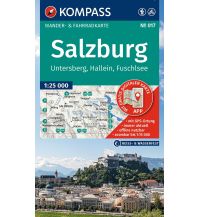 Hiking Maps Salzkammergut Kompass-Karte 017, Salzburg, Untersberg, Hallein, Fuschlsee 1:25.000 Kompass-Karten GmbH
