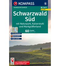 Wanderführer KOMPASS Wanderführer 5411, Schwarzwald Süd mit Naturpark, Kaiserstuhl und Markgräflerland, 60 Touren mit Extra-Tourenkarte Kompass-Karten GmbH