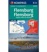 Hiking Maps Germany KOMPASS Wanderkarte 707, Flensburg / Flensborg - Kappeln, Mitte des Nordens 1:50.000 Kompass-Karten GmbH