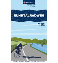 Radkarten KOMPASS Fahrrad-Tourenkarte Ruhrtalradweg 1:50.000 Kompass-Karten GmbH