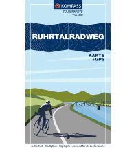 Cycling Maps KOMPASS Fahrrad-Tourenkarte Ruhrtalradweg 1:50.000 Kompass-Karten GmbH