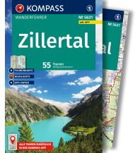 Hiking Guides KOMPASS Wanderführer 5631, Zillertal, 55 Touren mit Extra-Tourenkarte Kompass-Karten GmbH