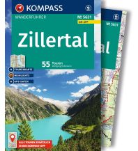 Wanderführer KOMPASS Wanderführer 5631, Zillertal, 55 Touren mit Extra-Tourenkarte KOMPASS freytag & berndt