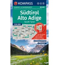 Wanderkarten Italien Kompass-Kartenset 699, Südtirol 1:50.000 KOMPASS freytag & berndt