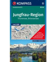 Wanderkarten Schweiz & FL Kompass-Karte 84, Jungfrau-Region, Thunersee, Brienzersee 1:40.000 KOMPASS freytag & berndt