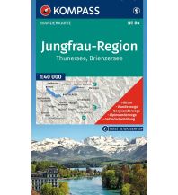 Hiking Maps Switzerland Kompass-Karte 84, Jungfrau-Region, Thunersee, Brienzersee 1:40.000 Kompass-Karten GmbH