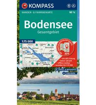 Hiking Maps North Switzerland Kompass-Karte 1c, Bodensee Gesamtgebiet 1:75.000 Kompass-Karten GmbH