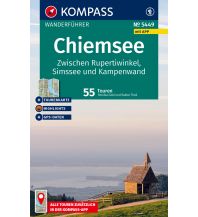 Wanderführer KOMPASS Wanderführer 5449, Chiemsee, Zwischen Rupertiwinkel, Simssee und Kampenwand, 55 Touren mit Extra-Tourenkarte Kompass-Karten GmbH