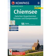 Wanderführer KOMPASS Wanderführer 5449, Chiemsee, Zwischen Rupertiwinkel, Simssee und Kampenwand, 55 Touren mit Extra-Tourenkarte KOMPASS freytag & berndt
