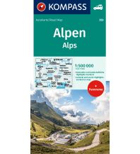 Straßenkarten Europa KOMPASS Autokarte KOMPASS Autokarte und Panoramakarte Alpen 1:500.000 Kompass-Karten GmbH