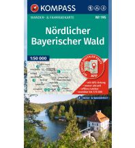 Wanderkarten Bayern Kompass-Karte 195, Nördlicher Bayerischer Wald 1:50.000 KOMPASS freytag & berndt