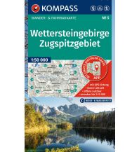 Wanderkarten Tirol KOMPASS Wanderkarte 5, Wettersteingebirge, Zugspitzgebiet 1:50.000 KOMPASS freytag & berndt