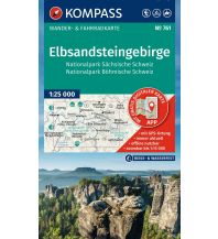 Wanderkarten Tschechien Kompass-Karte 761, Elbsandsteingebirge 1:25.000 KOMPASS freytag & berndt