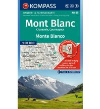 Hiking Maps Switzerland Kompass-Karte 85, Mont Blanc/Monte Bianco 1:50.000 Kompass-Karten GmbH