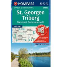 Wanderkarten Schwarzwald - Schwäbische Alb KOMPASS Wanderkarte 885 St. Georgen, Triberg, Naturpark Südschwarzwald 1:25.000 KOMPASS freytag & berndt