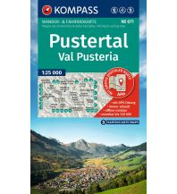 Hiking Maps South Tyrol + Dolomites KOMPASS Wanderkarten-Set 671 Pustertal / Val Pusteria (3 Karten) 1:25.000 Kompass-Karten GmbH