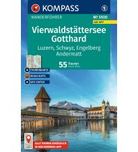 Wanderführer KOMPASS Wanderführer 5920, Vierwaldstättersee, Gotthard, 55 Touren mit Extra-Tourenkarte KOMPASS freytag & berndt