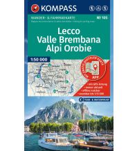 Hiking Maps Italy Kompass Karte 105, Lecco, Valle Brembana 1:50.000 Kompass-Karten GmbH