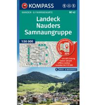 Wanderkarten Schweiz & FL Kompass-Karte 42, Landeck, Nauders, Samnaungruppe 1:50.000 KOMPASS freytag & berndt