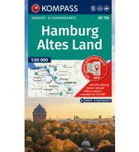 Wanderkarten Mecklenburg-Vorpommern Kompass-Kartenset 726, Hamburg, Altes Land 1:50.000 Kompass-Karten GmbH