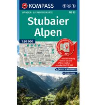 Hiking Maps Tyrol Kompass-Karte 83, Stubaier Alpen 1:50.000 Kompass-Karten GmbH