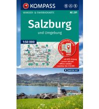 Wanderkarten Salzkammergut Kompass-Kartenset 291, Salzburg und Umgebung 1:50.000 Kompass-Karten GmbH