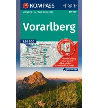 Wanderkarten Schweiz & FL Kompass-Kartenset 292, Vorarlberg 1:50.000 KOMPASS freytag & berndt