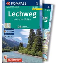 Weitwandern Kompass-Wanderführer 5613, Lechweg mit Lechschleifen KOMPASS freytag & berndt