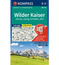 Wanderkarten Tirol Kompass Wanderkarte 134 Wilder Kaiser - Ellmau - Going - Scheffau - Söll 1:25.000 KOMPASS freytag & berndt