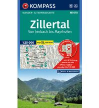 Hiking Maps Tyrol KOMPASS Wanderkarte 010 Zillertal - Von Jenbach bis Mayrhofen 1:25.000 Kompass-Karten GmbH