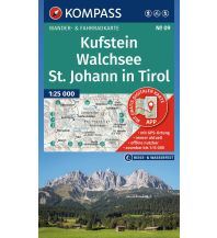 KOMPASS Wanderkarte 09 Kufstein, Walchsee, St. Johann in Tirol 1:25.000 KOMPASS freytag & berndt