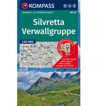 KOMPASS Wanderkarte 41 Silvretta, Verwallgruppe 1:50.000 KOMPASS freytag & berndt
