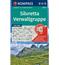 KOMPASS Wanderkarte 41 Silvretta, Verwallgruppe 1:50.000 KOMPASS freytag & berndt