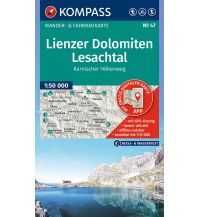 KOMPASS Wanderkarte 47 Lienzer Dolomiten, Lesachtal, Karnischer Höhenweg 1:50.000 KOMPASS freytag & berndt