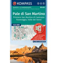 KOMPASS Wanderkarte 653 Pale di San Martino, Primiero San Martino di Castrozza, Paneveggio, Valle del Vanoi 1:25.000 KOMPASS freytag & berndt
