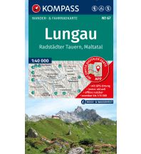 KOMPASS Wanderkarte 67 Lungau, Radstädter Tauern, Maltatal 1:40.000 KOMPASS freytag & berndt