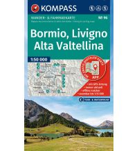 KOMPASS Wanderkarte 96 Bormio, Livigno, Alta Valtellina 1:50.000 KOMPASS freytag & berndt